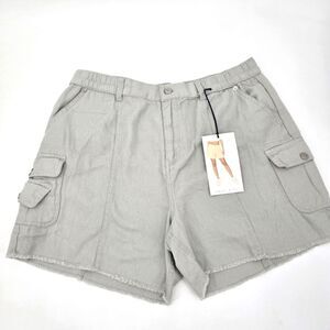 Angel Kiss Cargo Shorts Elastic Waist Size XL